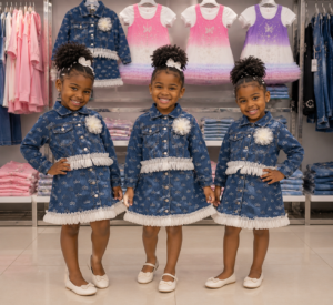 Alo denim 2 piece set