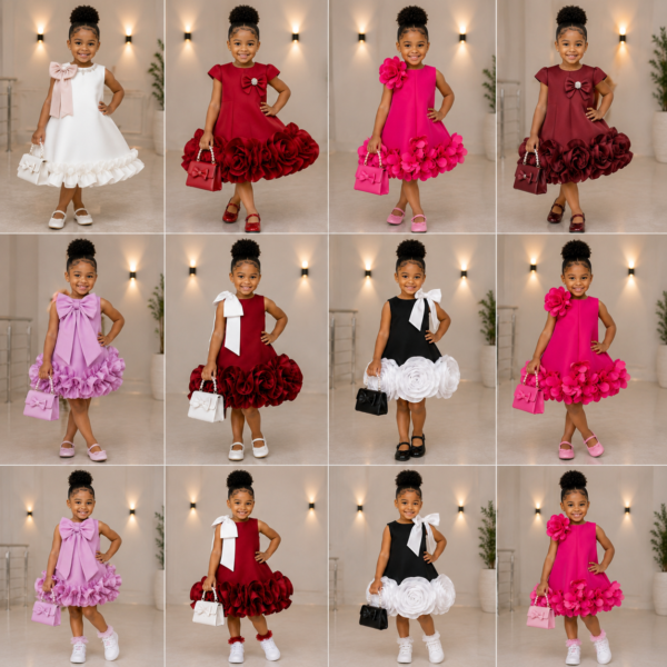 Mini-fluffy gowns