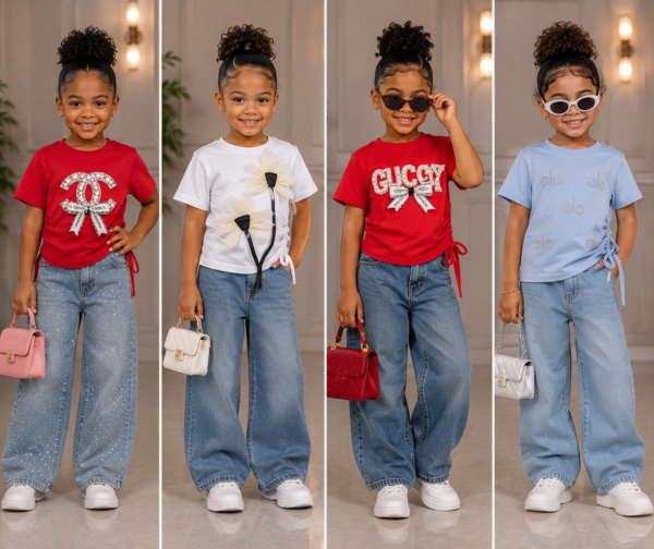 Designer kids tops